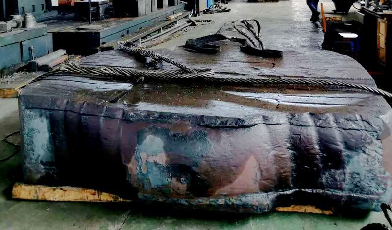 承載750T船舶專用重型吊鉤順利交給客戶！